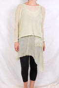Robin Kaplan Italian Knit Ribbed Cotton Tee (Multiple Colors)