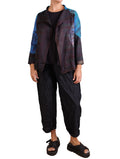 Mieko Mintz Tie Dye Circle Shibori Kantha Short Jacket