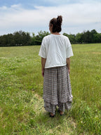 Krista Larson Crop 1865 Tee in Cream