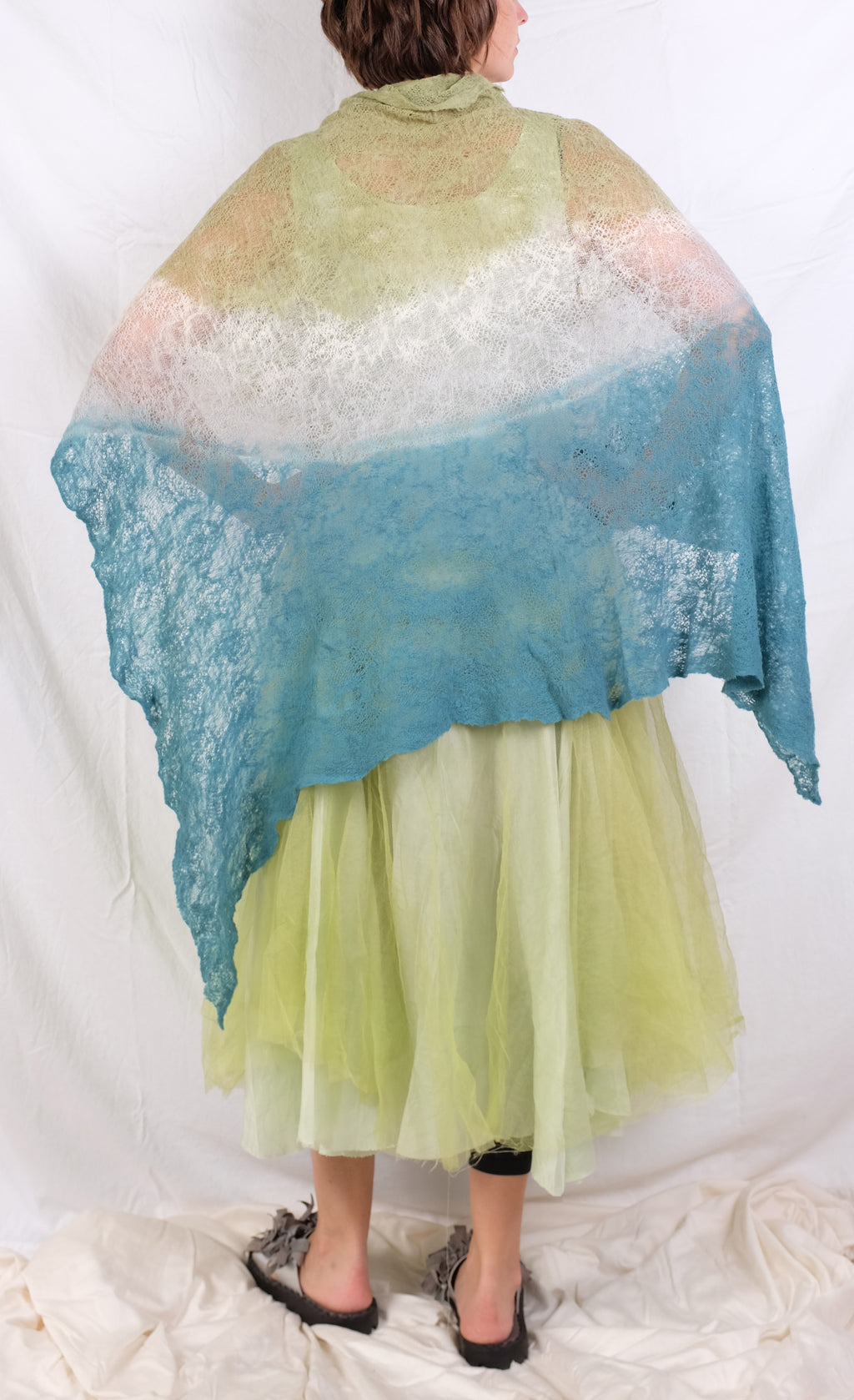 Robin Kaplan Wool Lace Poncho (Two Colors)