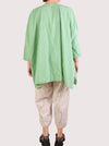 KQ One Size Green Gingham Tunic