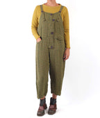 Grizas Linen Check Overalls
