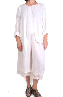  Krista Larson Bloomers in Cream Double Cotton Gauze