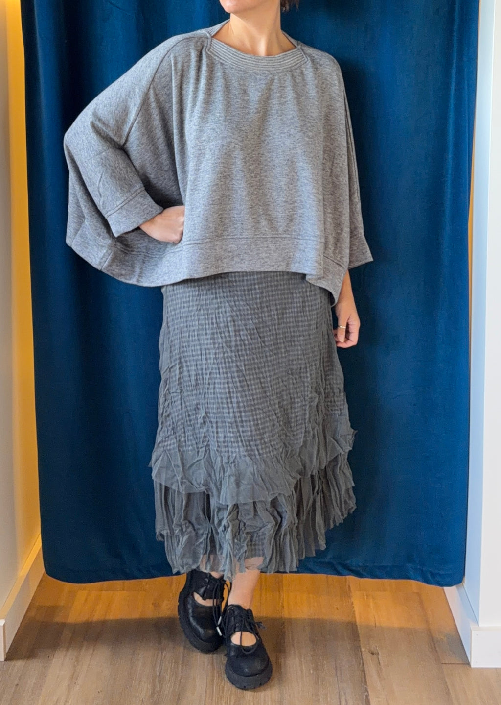 Gershon Bram Oversized Sweater in Grey