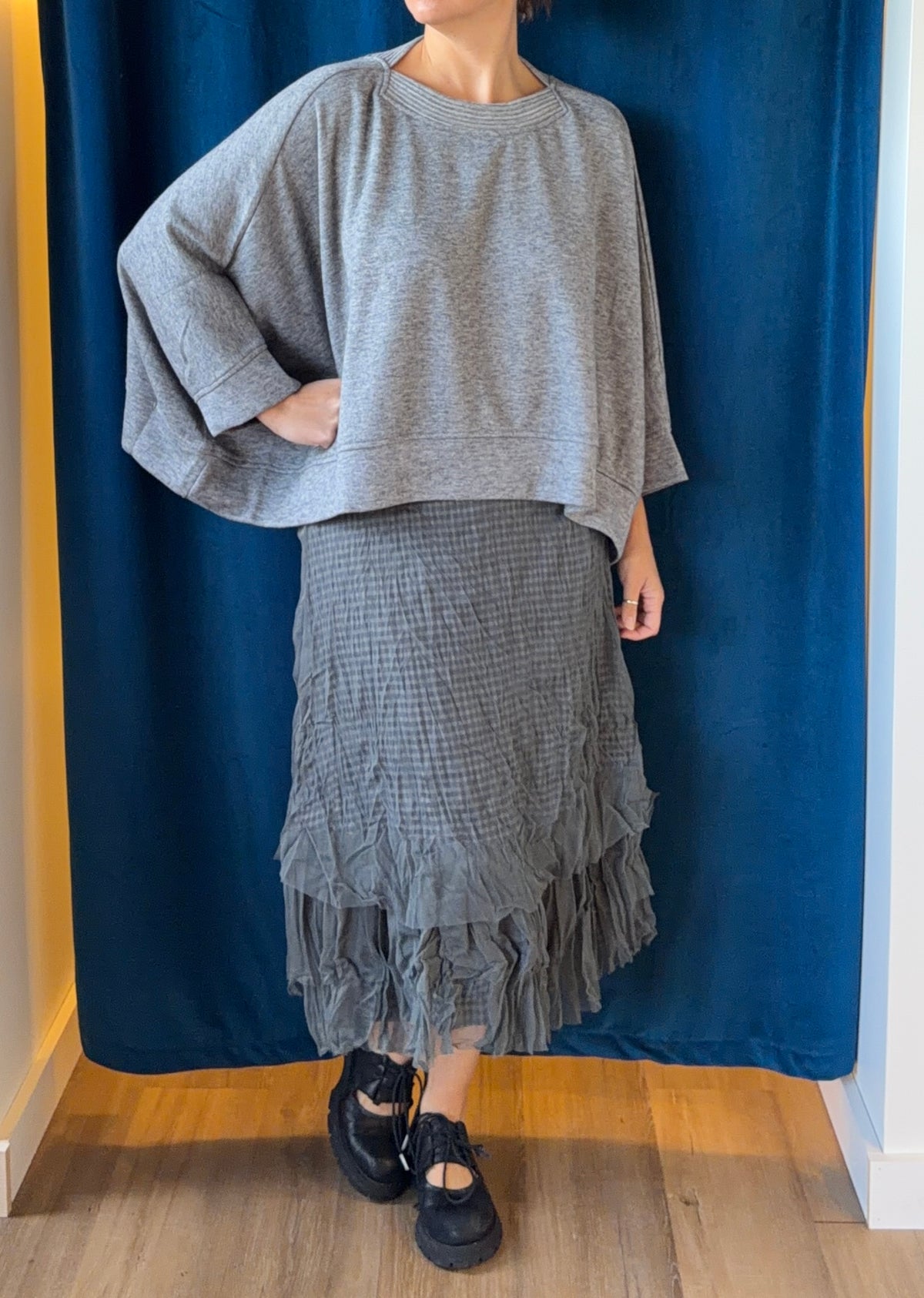 Gershon Bram Oversized Sweater in Grey