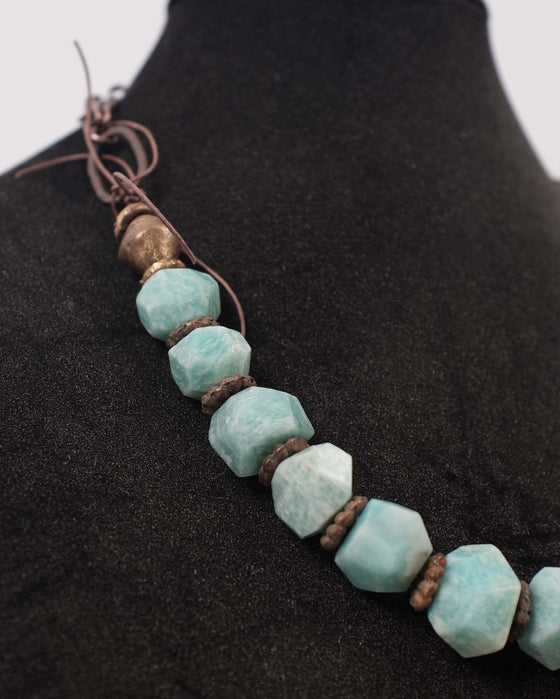 Debe Dohrer Amazonite on Chain Necklace