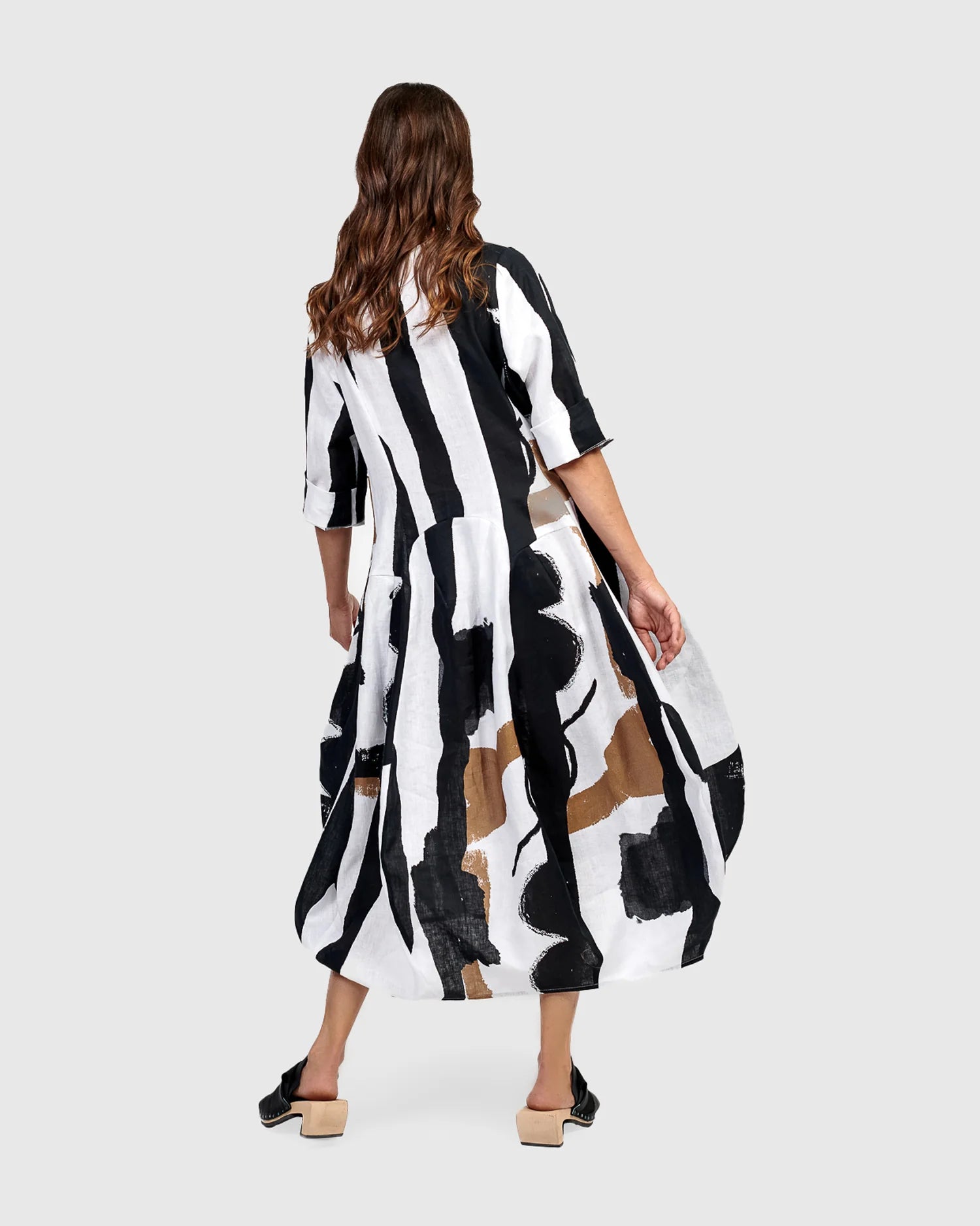 Alembika Linen Zebra Dress