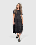 Alembika Stripe Short Sleeve Dress