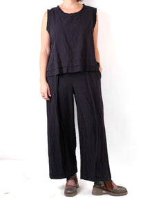  Dress To Kill Black Pleated Pant