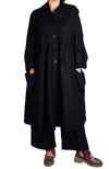 Dress To Kill Black Hooded Duster