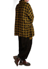 Dress To Kill Mustard Black Dot Side Tab Shirt