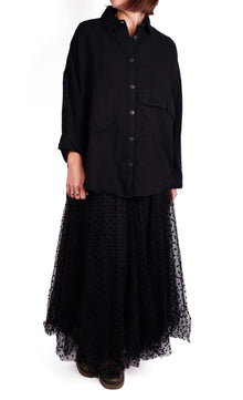  Dress To Kill Black Triple Pocket Shirt