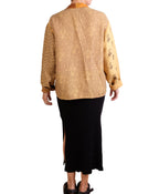 Mieko Mintz Patch Kantha Goldenrod Shirt Jacket