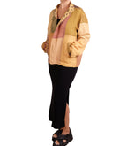 Mieko Mintz Patch Kantha Goldenrod Shirt Jacket