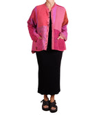 Mieko Mintz Patch Kantha Kaftan Jacket Short