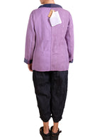 Mieko Mintz Cotton Stripe Patch Kantha Basic Jacket