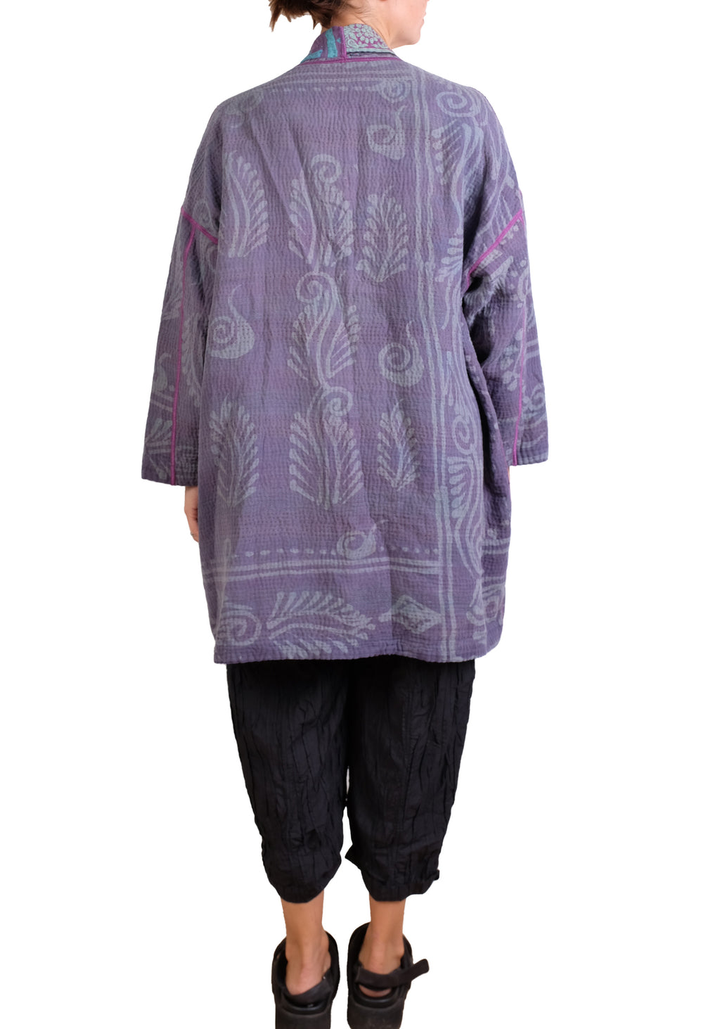 Mieko Mintz Vintage Cotton Kantha Haori Jacket