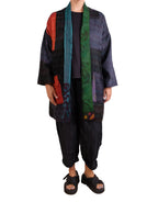 Mieko Mintz Jacquard Silk Kantha Haori Jacket