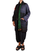 Mieko Mintz Jacquard Silk Kantha Haori Jacket