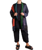 Mieko Mintz Jacquard Silk Kantha Haori Jacket