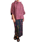 Mieko Mintz Cotton Ripple Tuck Poncho