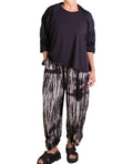 Mieko Mintz Cotton Silk Heavy Voile Wavy Tuck Shrug