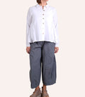 Gerties Side Gusset Shirt in Chalk