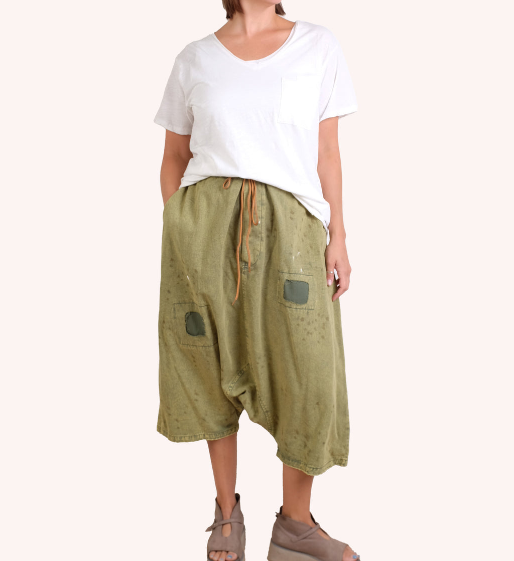 Jaded Gypsy Earthsong Harem Pant in Olive