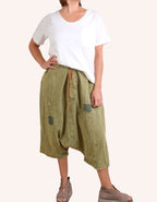 Jaded Gypsy Earthsong Harem Pant in Olive