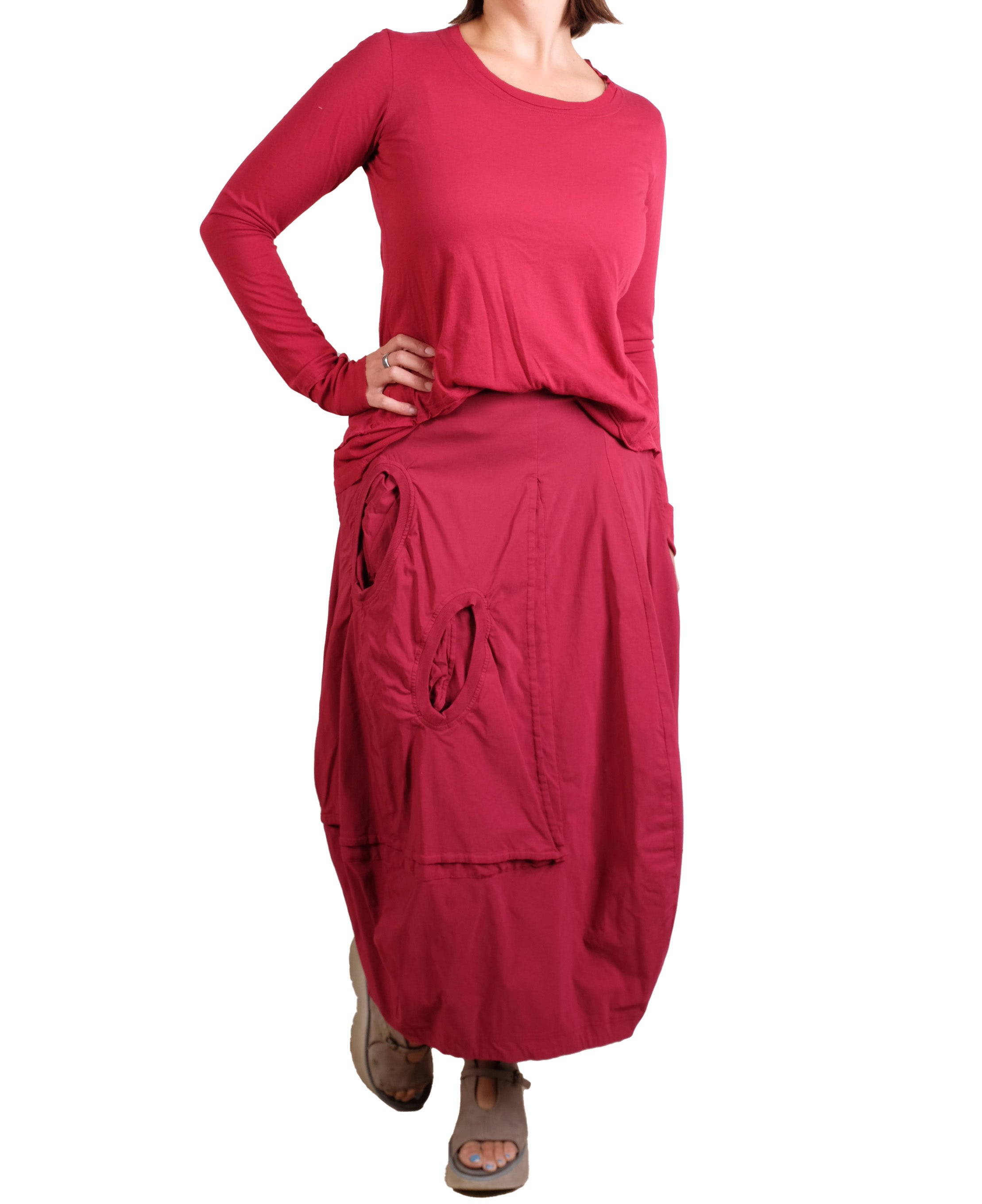 Rundholz Black Label Skirt in Lava