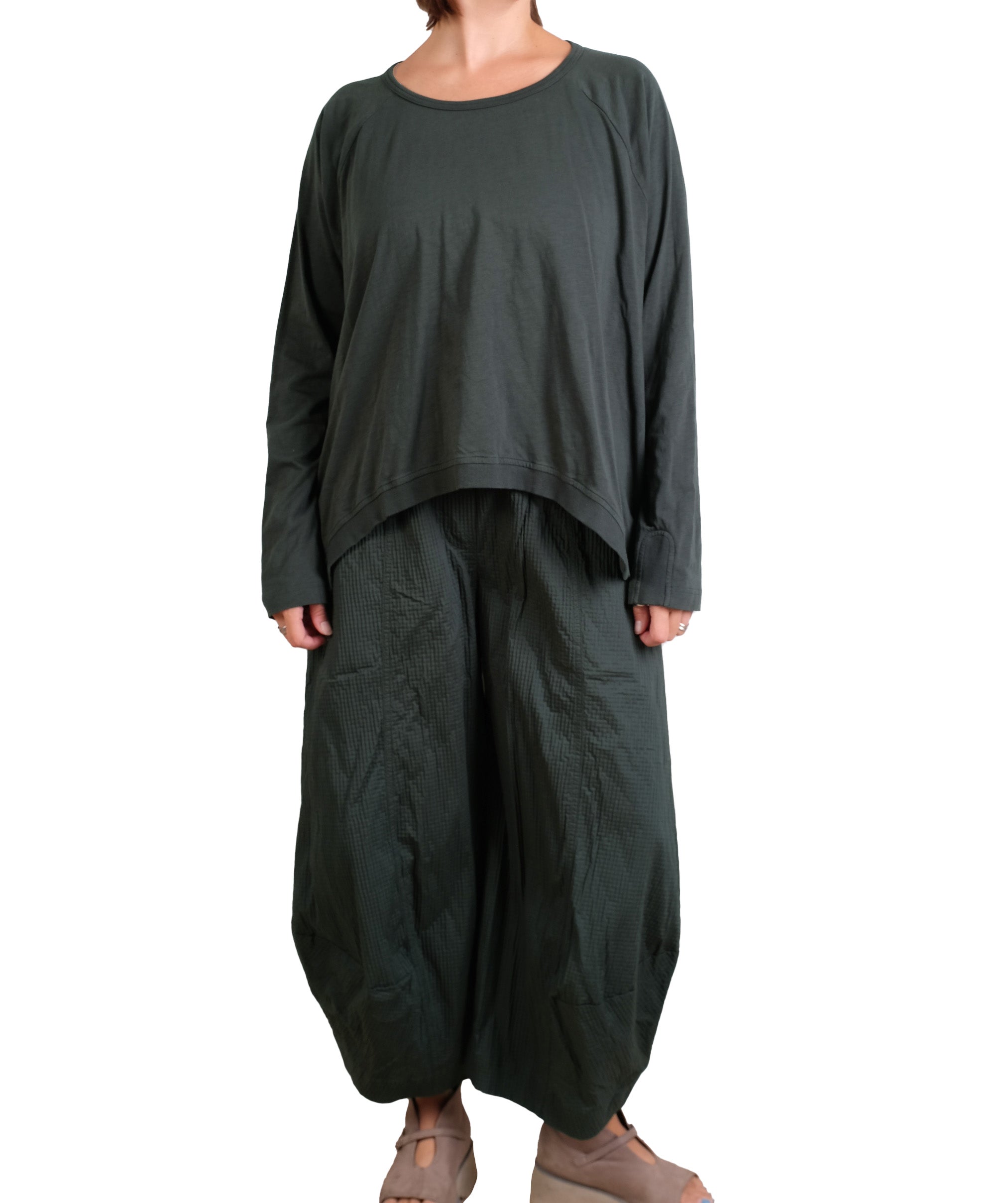 Rundholz Black Label Oversized Tee in Forest