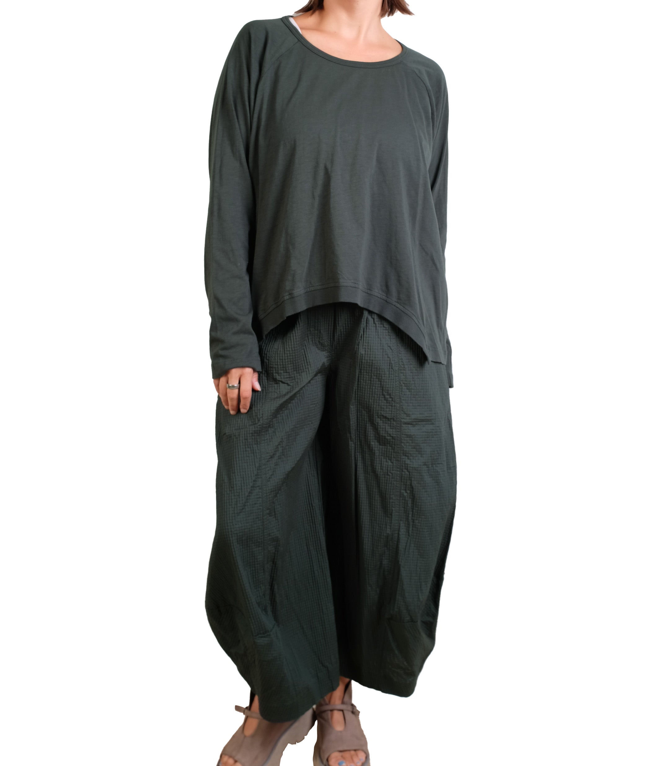 Rundholz Black Label Oversized Tee in Forest