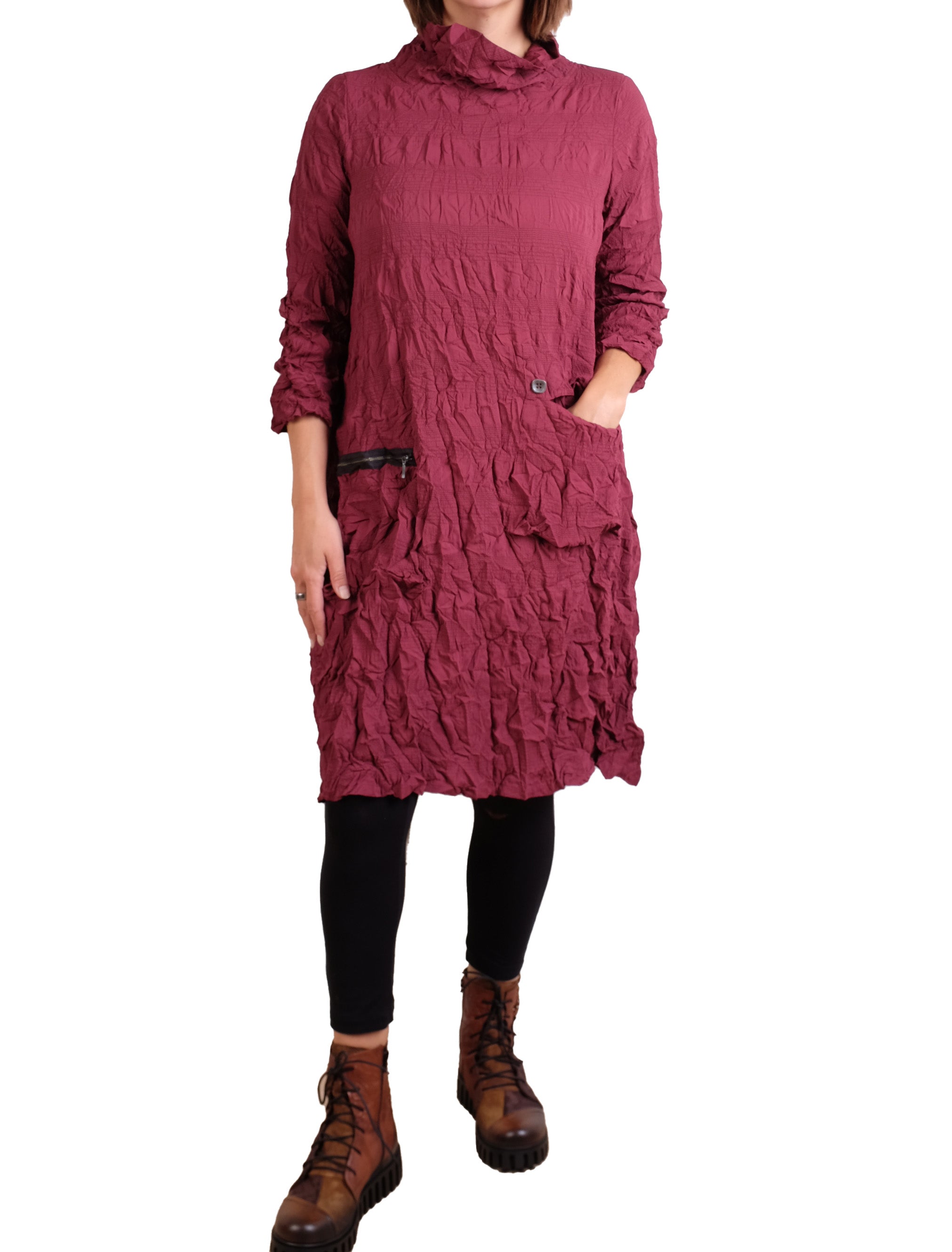 Chalet Savannah Dress in Rhubarb