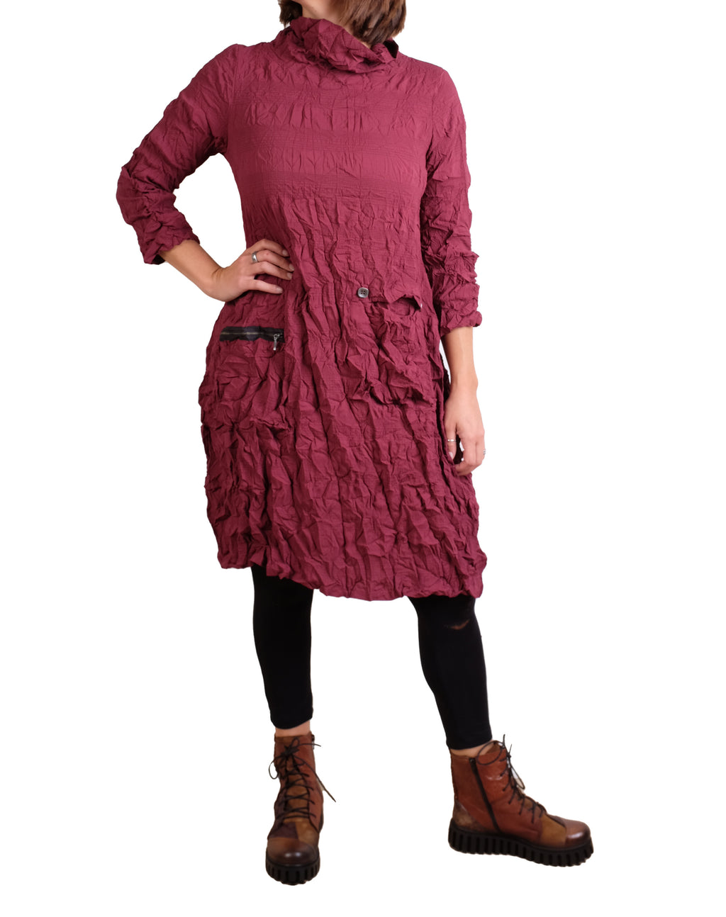 Chalet Savannah Dress in Rhubarb