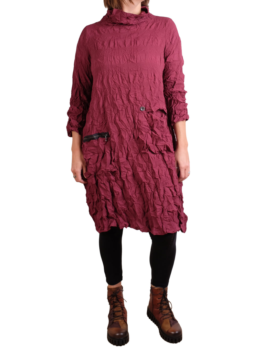 Chalet Savannah Dress in Rhubarb