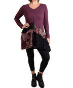 Chalet Jerry Tunic in Rouge