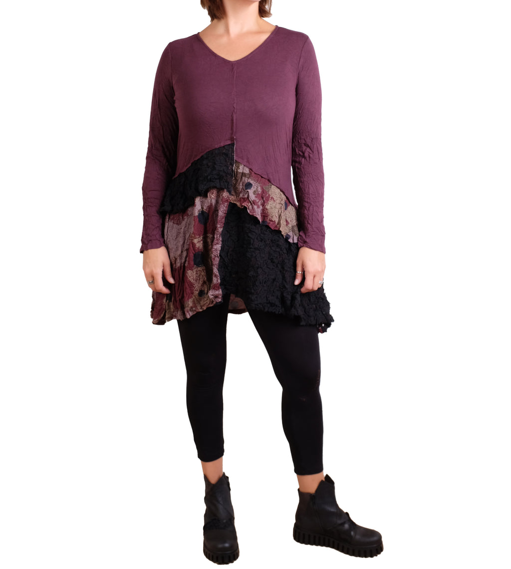 Chalet Jerry Tunic in Rouge