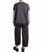 MXM Gray Heather Double Face Sweatshirt