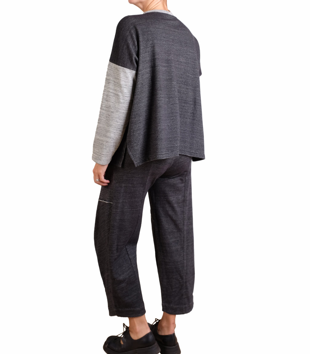 MXM Gray Heather Double Face Sweatshirt