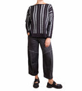 MXM Black/Ivory Stripe Sweater
