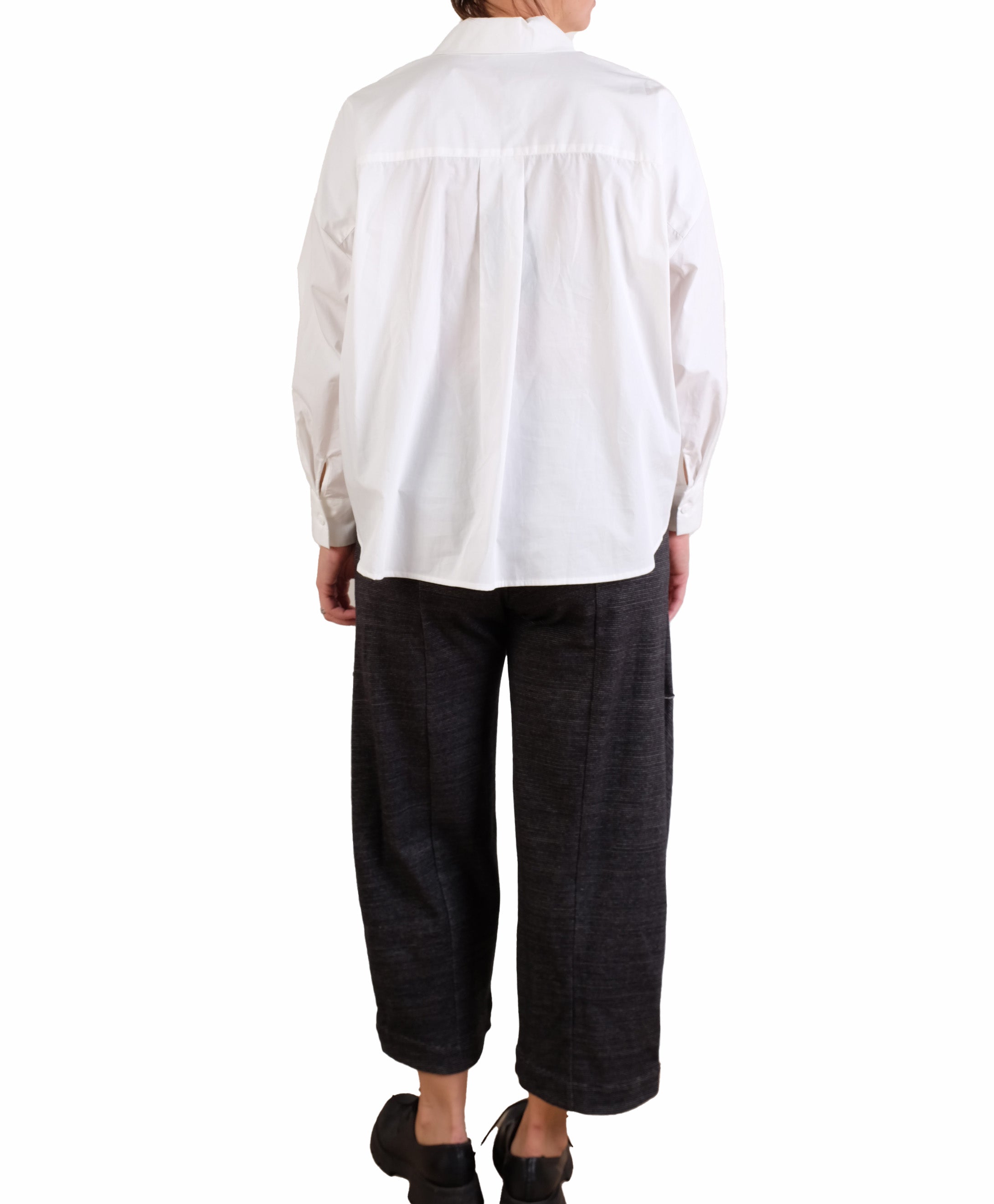 Haako White Pleated Blouse