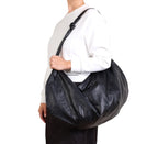 Haako Black Faux Leather Bag