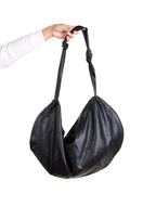 Haako Black Faux Leather Bag