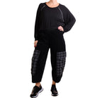 Dress To Kill Black Lycra Baseball Pullover