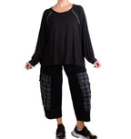 Dress To Kill Black Lycra Baseball Pullover