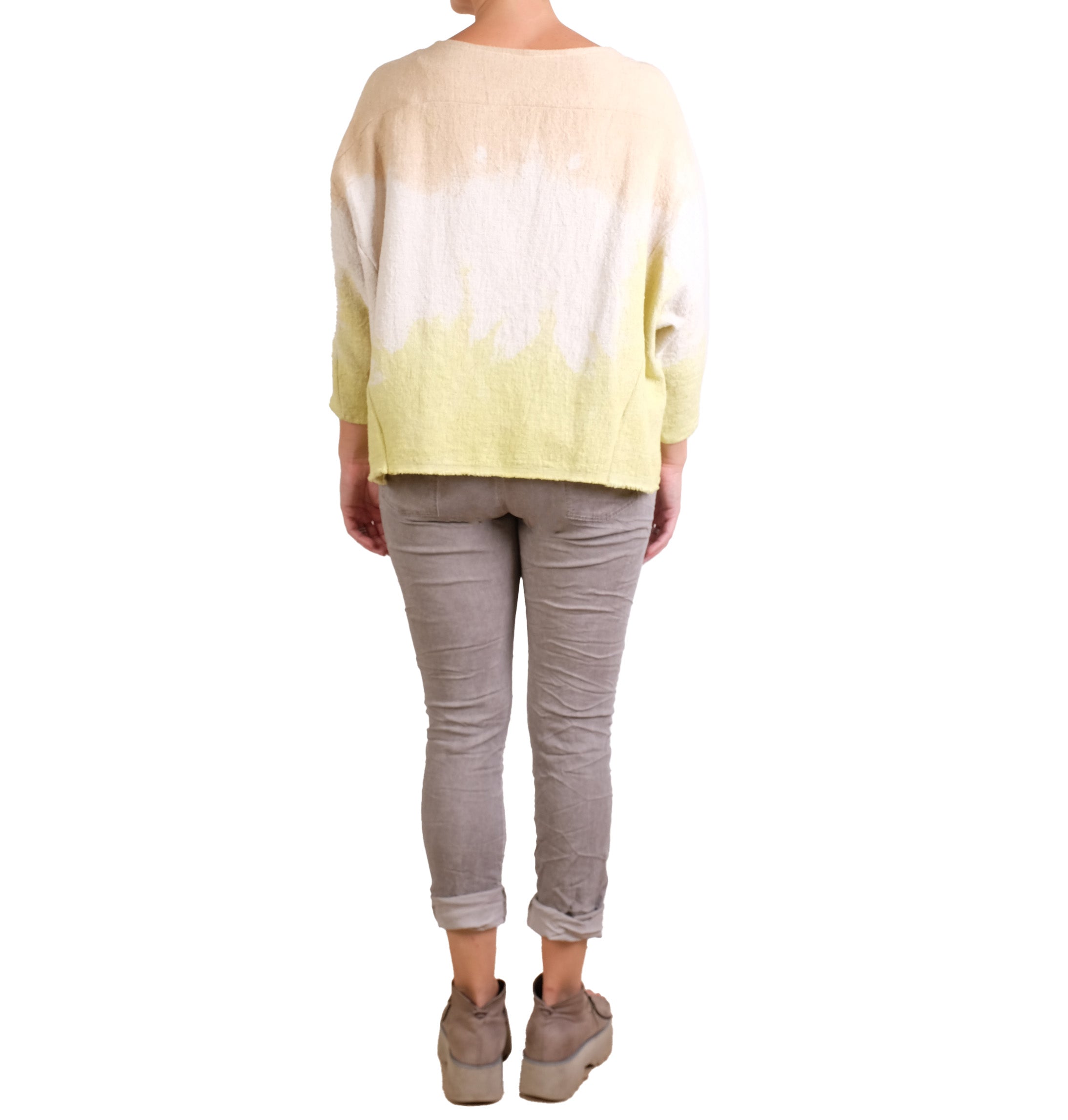 KQ One Size Ombre Hand Dyed Sweatshirt