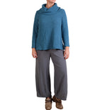 Cutloose Cowl Neck Pullover in Peacock