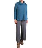 Cutloose Cowl Neck Pullover in Peacock
