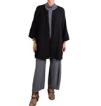 Cutloose One Size Zip Jacket in Black