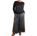 Sanctamuerte Tie Dye Silky Wide Leg Pant